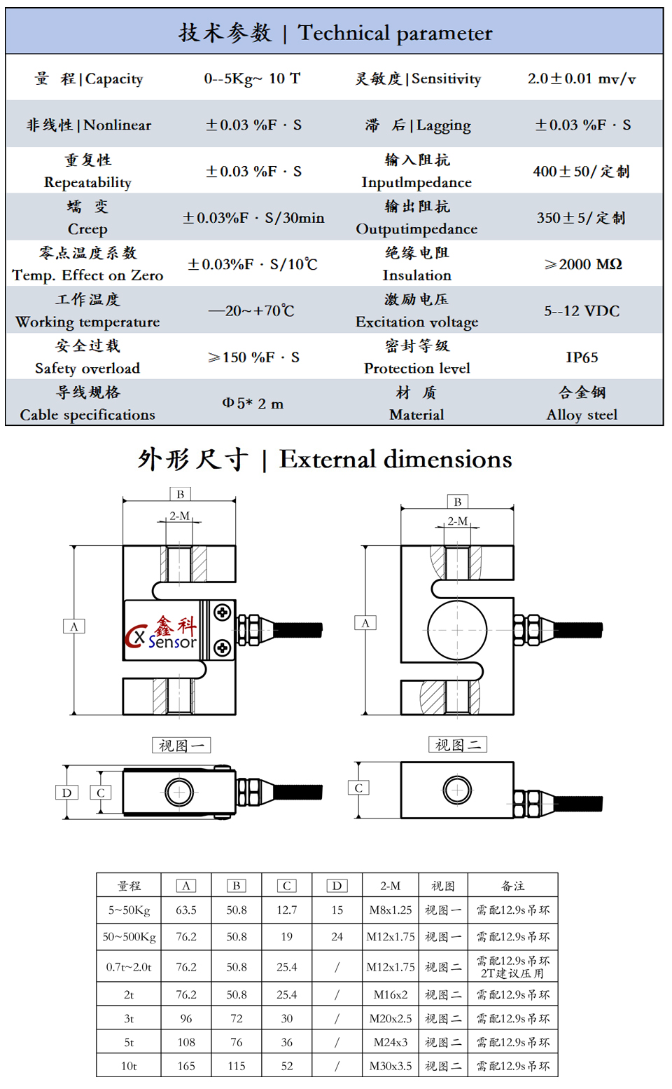 技术参数-1